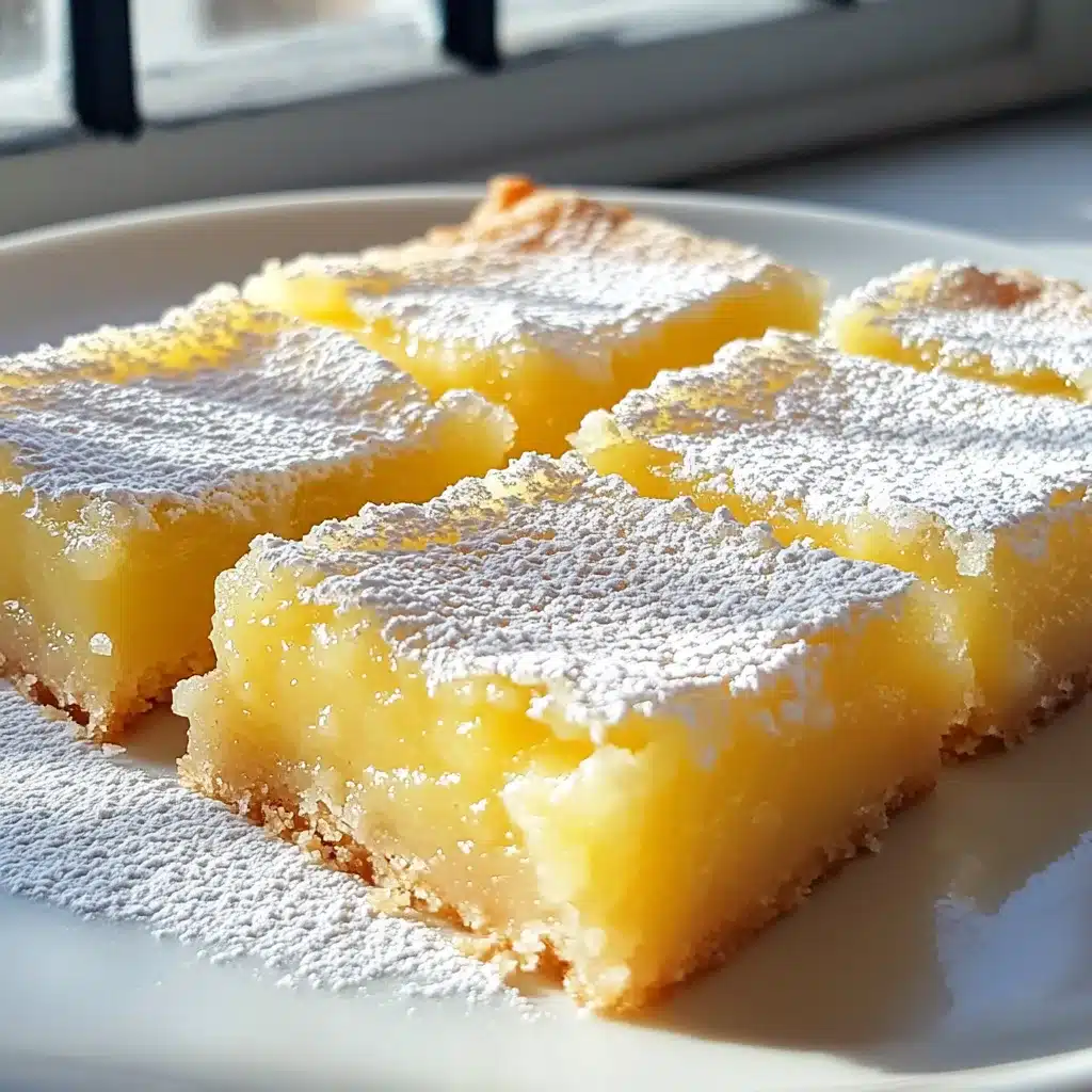 Gluten Free Dairy Free Lemon Bars Recipe for Any Occasion gluten free dairy free lemon bars recipe Gluten free dairy free lemon bars recipe on a white plate with powdered sugar